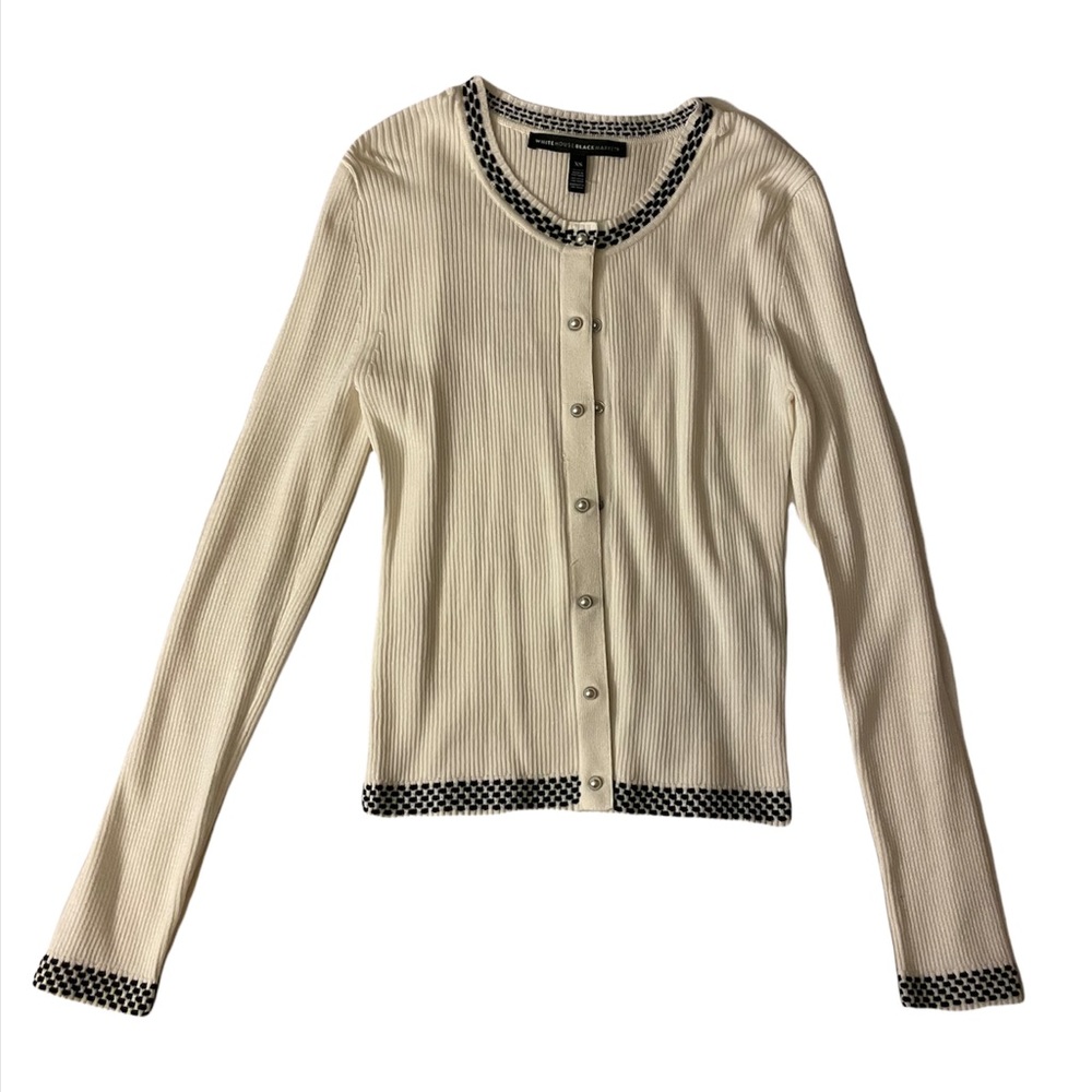 Off-White White House Black Market Cardigan, Size XS
